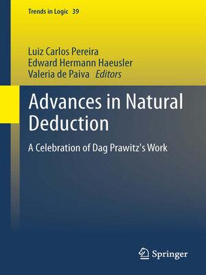 cover image of Advances in Natural Deduction